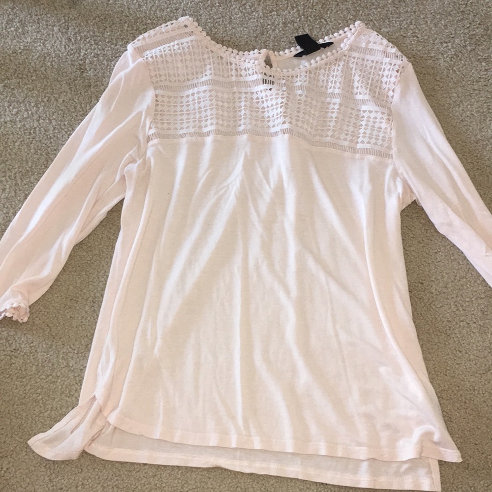Light pink blouse